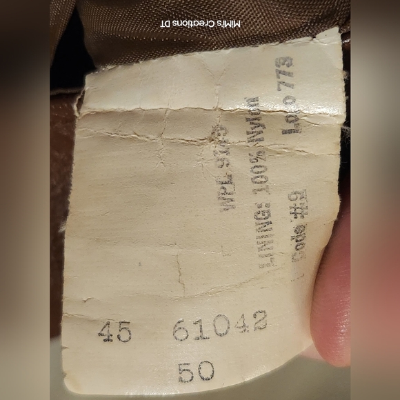 Vintage Brown Leather Shop Leather Western Style Vest from Sears. - Picture 7 of 11